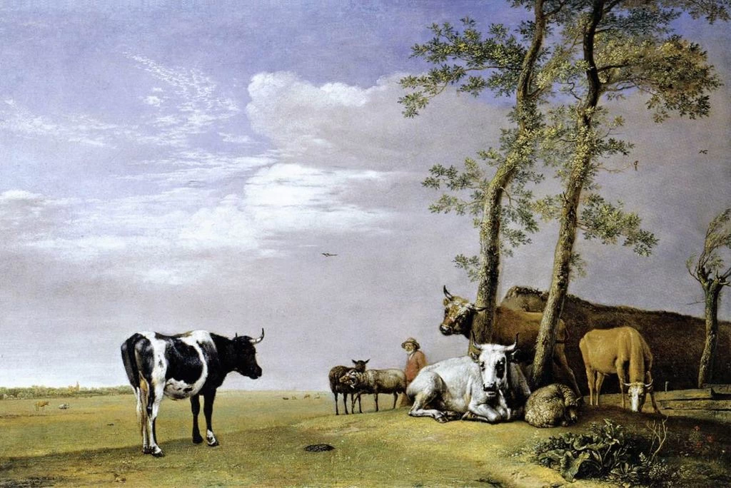 Un allevatore con la sua mandria - Museo Schloss Wilhelmshöhe, Kassel